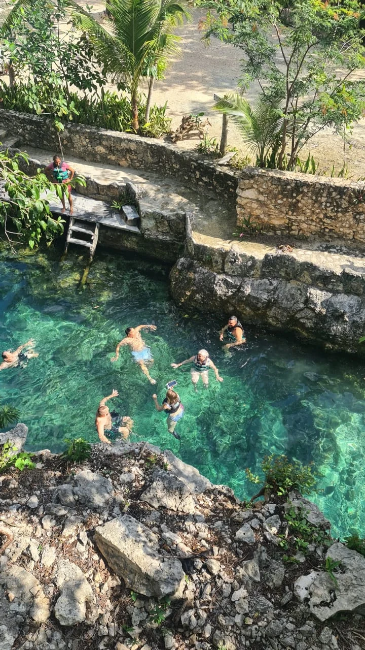 Guided cenote swim at Casa Tortuga Tulum