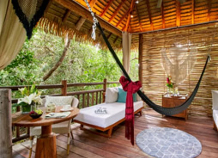 Jungala Cabana-Only Package private shaded cabana at Vidanta Riviera Maya