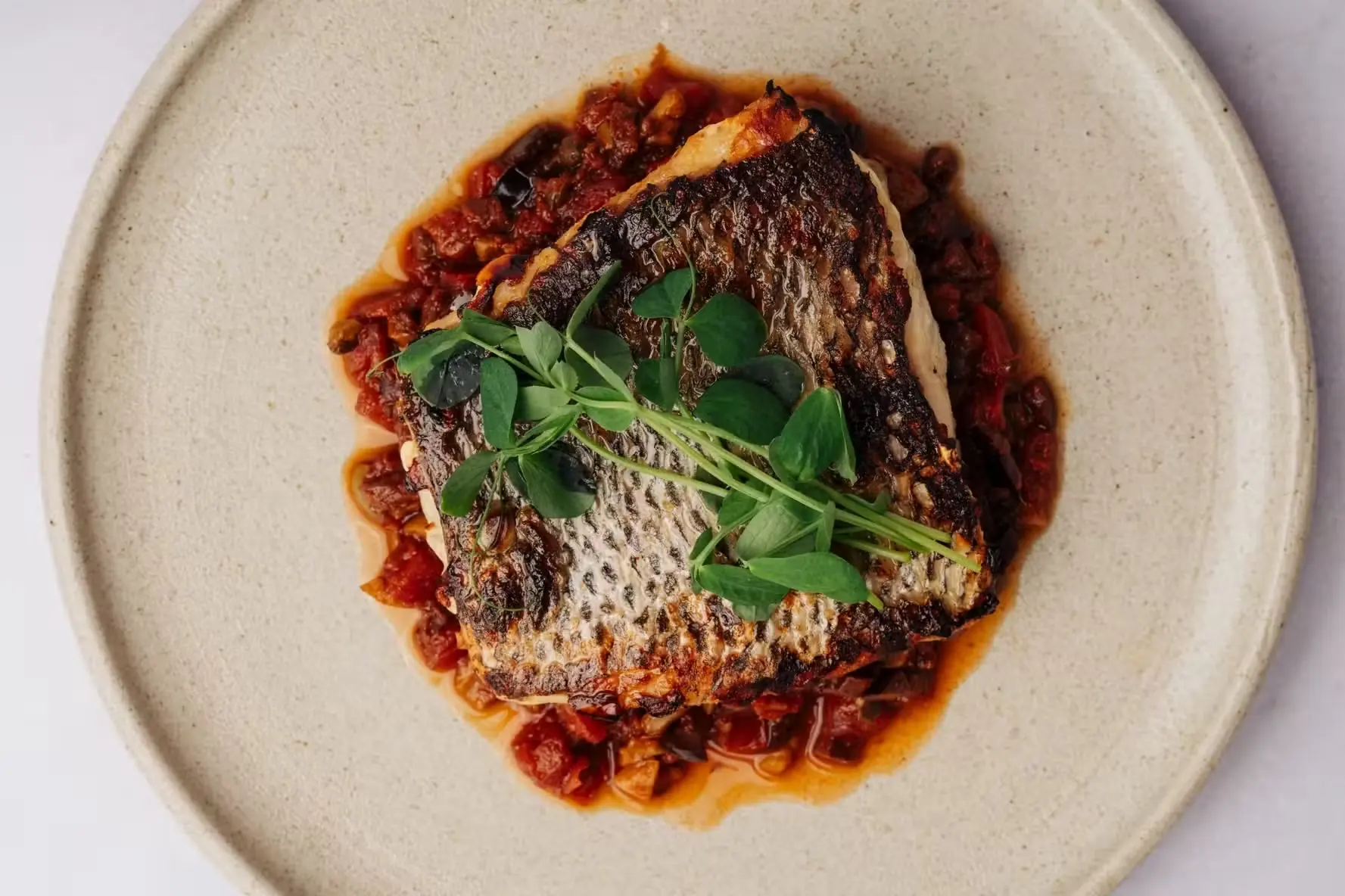 Grilled fish fillet at Ilios Tulum