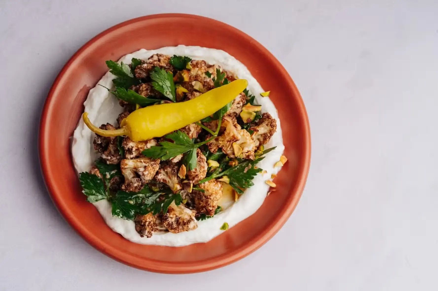 Mediterranean sharing plate at Ilios Tulum
