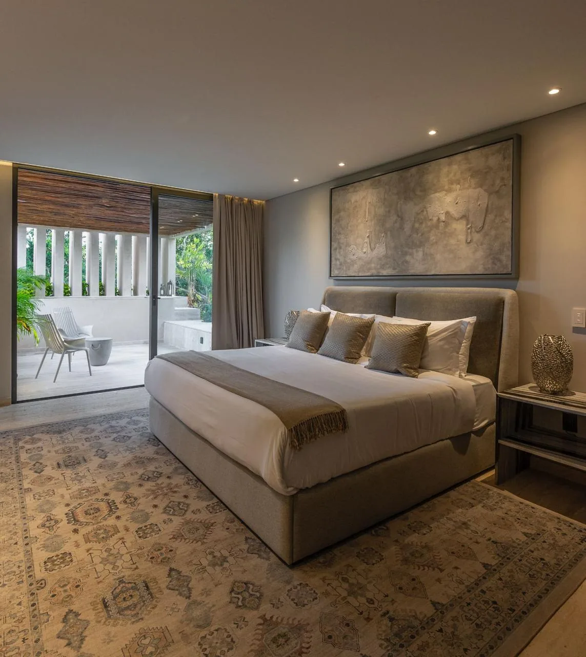 Villa Caiman Tulum luxury bedroom suite