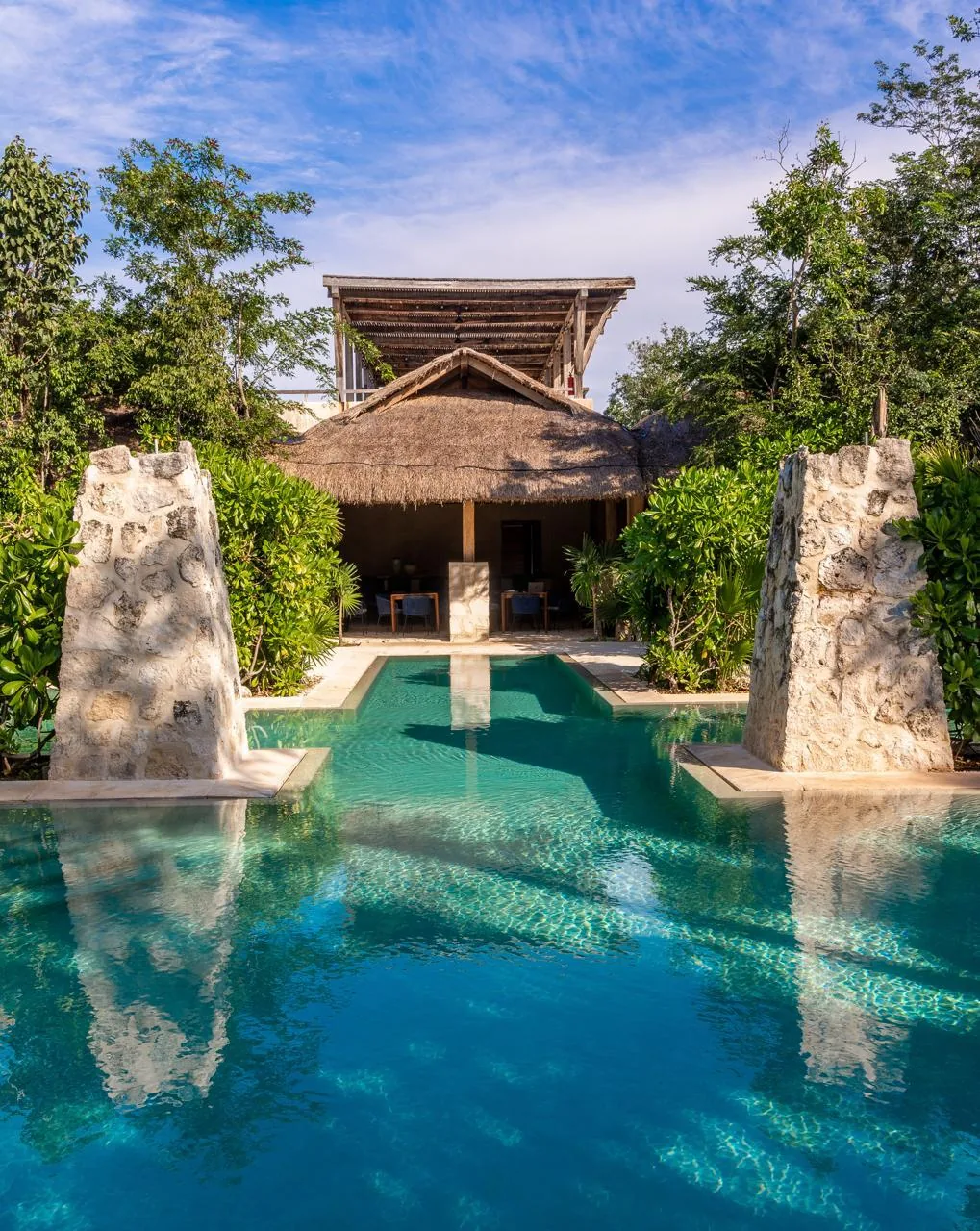 Villa Caiman Tulum private pool and luxury villa